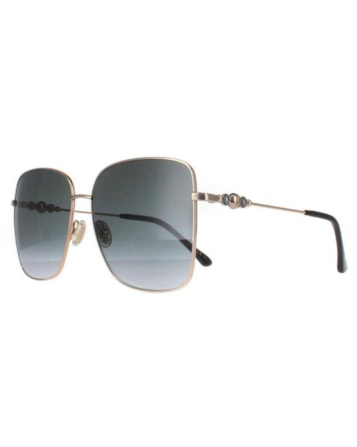 Jimmy Choo Gray Square Gradient Hester/S Metal