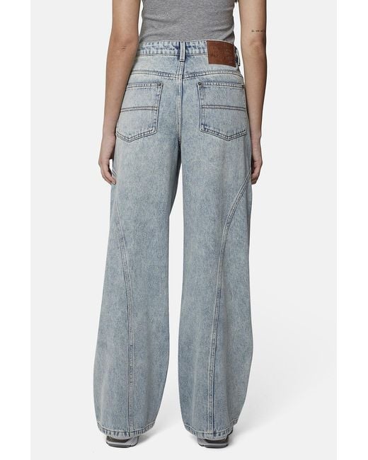 Good For Nothing Blue Baggy Fit Suture Denim Jean