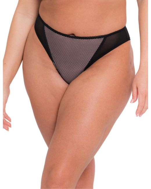 Curvy Kate Black Gin Fizz Brazilian Brief