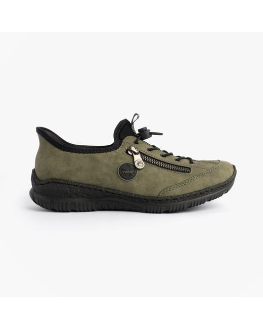 Rieker Black N3267-54 Nikita Bungee Lace Shoes