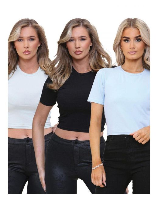 Enzo Black Crop Top