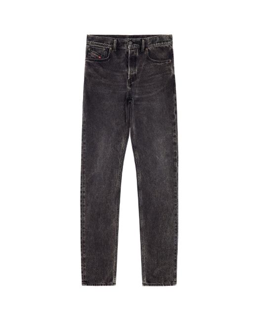 DIESEL Gray D-Sark Washed Jeans Cotton for men