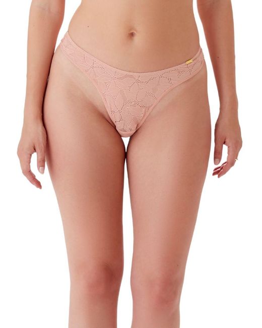 Gossard Pink Glossies Lotus Thong