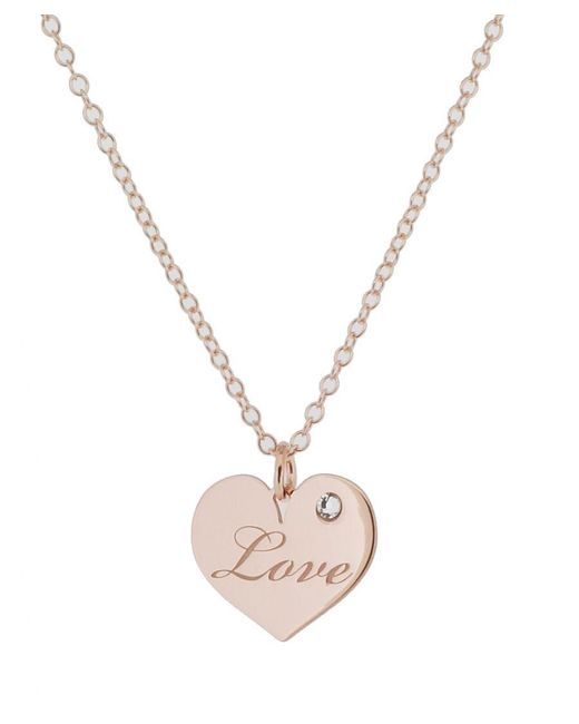 Orphelia Metallic 'Liliana' 925 Sterling Chain With Pendant