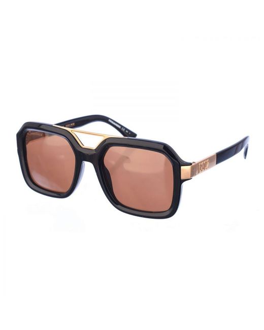 DSquared² Black Square Shaped Acetate Sunglasses D20029S for men