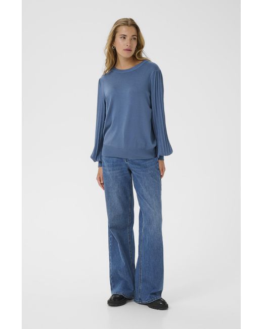 Kaffe Blue Strickpullover Kalone Regular Fit