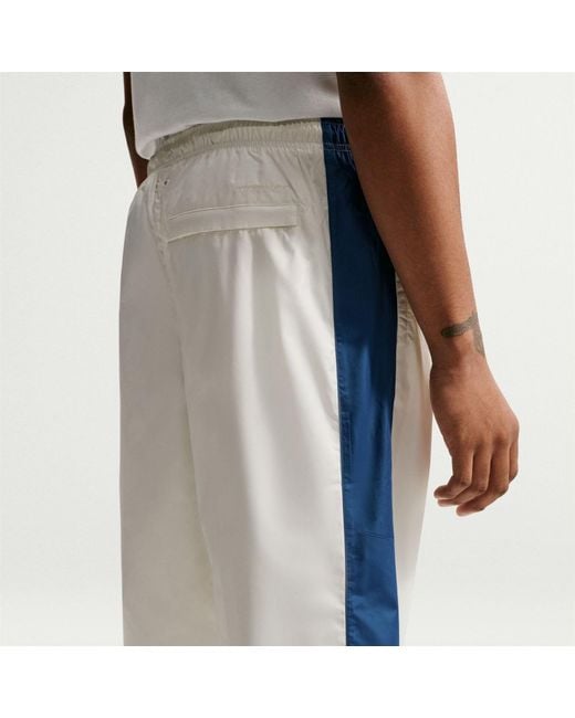 Nike White Closed Hem Tracksuit Joggers for men