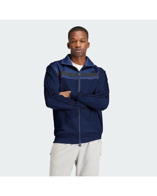 Adidas Originals Blue Premium Track Top for men
