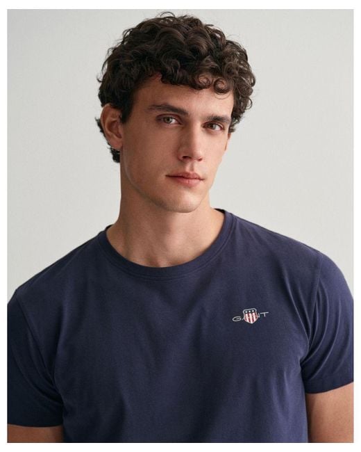 Gant Blue Shield Pyjama T-Shirt for men