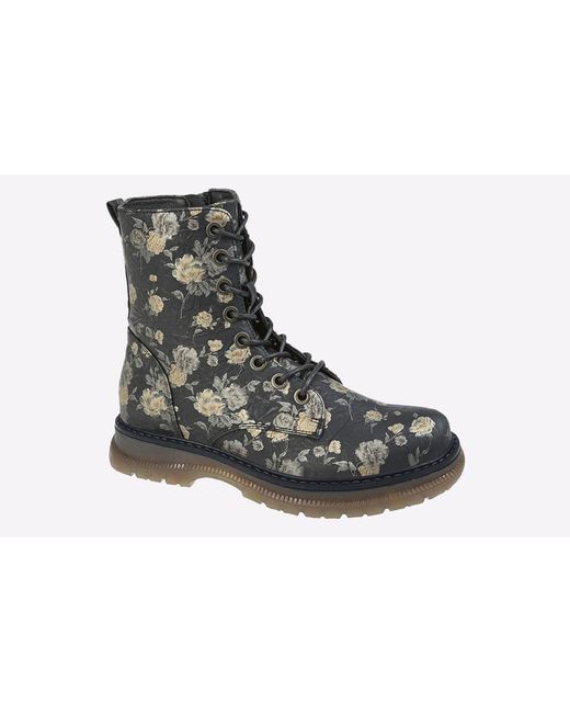 Cipriata Black Annetta Memory Foam Zip Boot