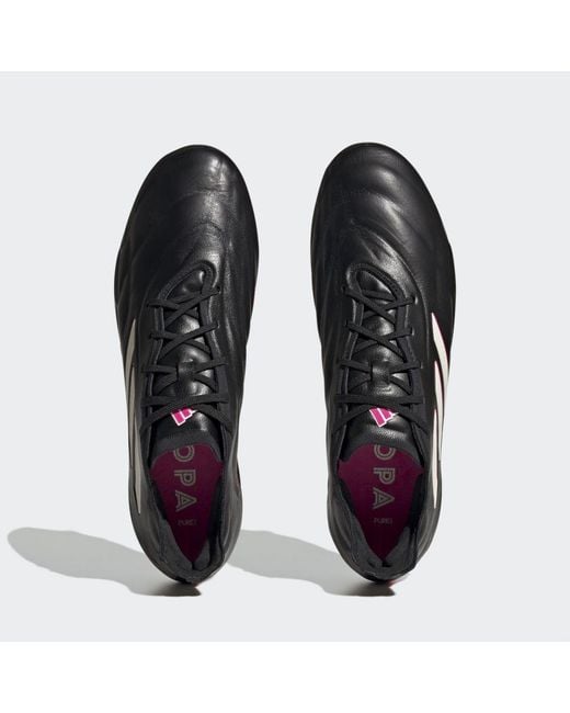 Adidas Originals Black Copa Pure.1 Soft Ground Boots