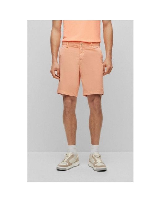 Boss White Boss Schino Slim St Shorts Cotton for men