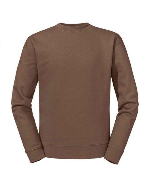 Russell Brown Authentic Sweatshirt (Mocha) for men