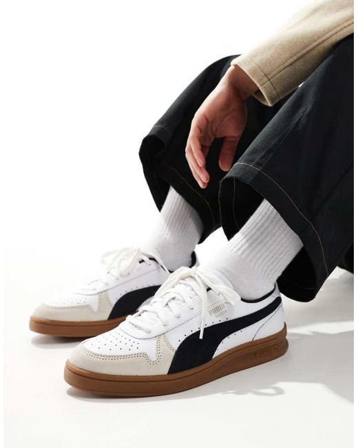 PUMA Black Indoor Trainers for men