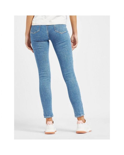 Calvin Klein 's High Rise Skinny Jeans In Blue