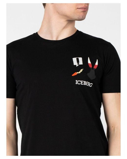 Iceberg T-shirt Mannen Zwart in het Black voor heren