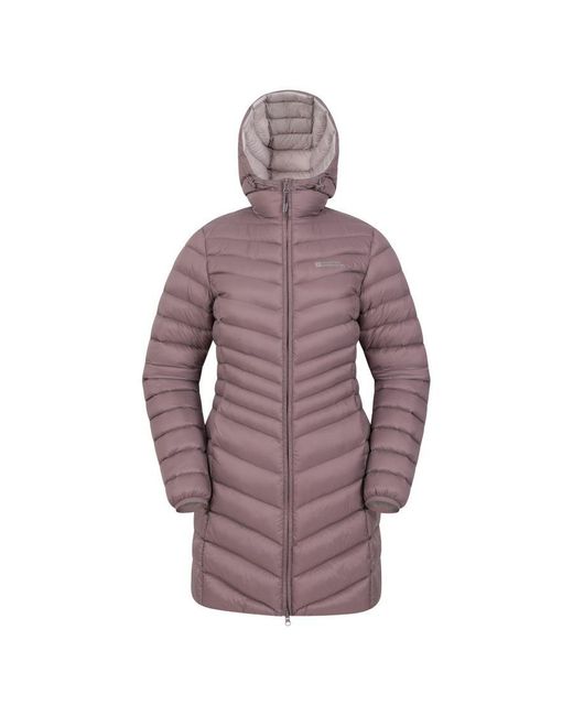 Mountain Warehouse Purple Ladies Florence Long Padded Jacket ()