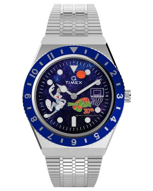 Timex Blue Space Jam 30Th Anniversary X Limited Edition Watch Tw2Y79100 Stainless Steel for men