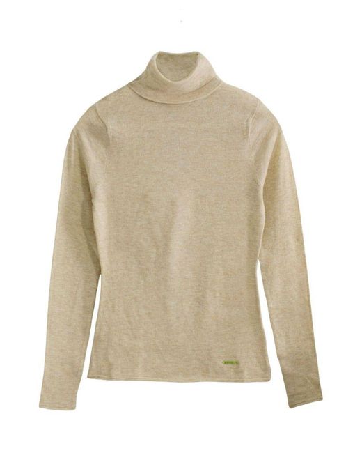 River Island Natural Roll Neck Fitted Jumper