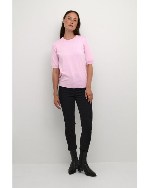 Kaffe Pullover Regular Fit in het Pink