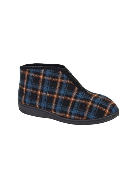 Sleeper Blue Travis Bootee Slippers for men