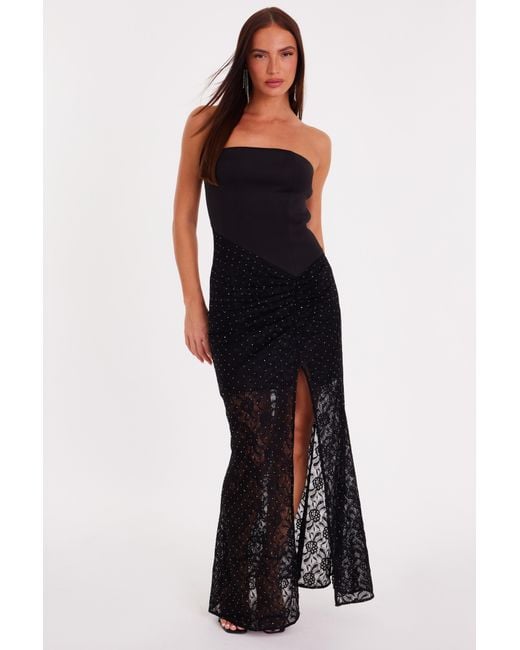 quiz black lace dress Quiz lace dress
