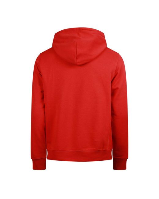 DIESEL Red Over The Head Hoodie for men