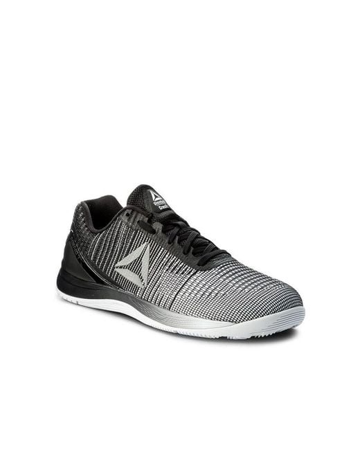 Reebok Black Crossfit Nano 7 Lace-Up Synthetic Running Trainers Bs8346 for men