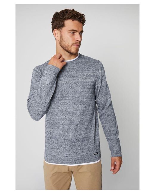 Mens mock t shop shirt jumper