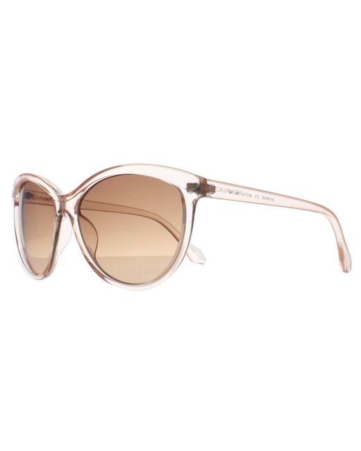 Calvin Klein White Cat Eye Crystal Gradient Ck19534S