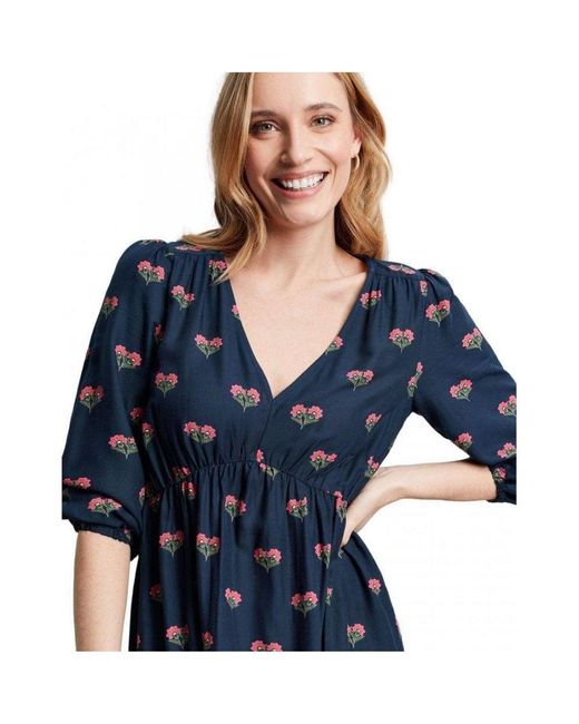 Joules navy floral dress hot sale