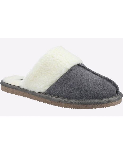 Hush Puppies Black Arianna Memory Foam Slippers