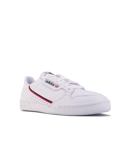Adidas White Continental 80 Shoes for men