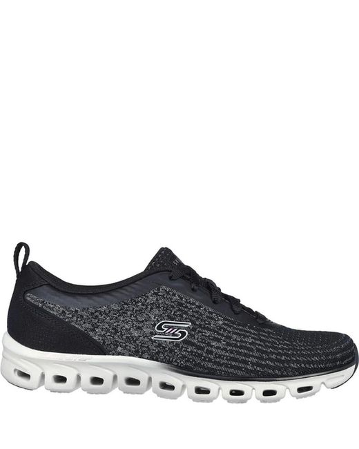 Skechers Blue Ladies Glide-Step Head Start Trainers
