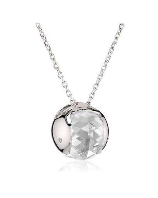 Orphelia Metallic 925 Sterling Chain With Pendant