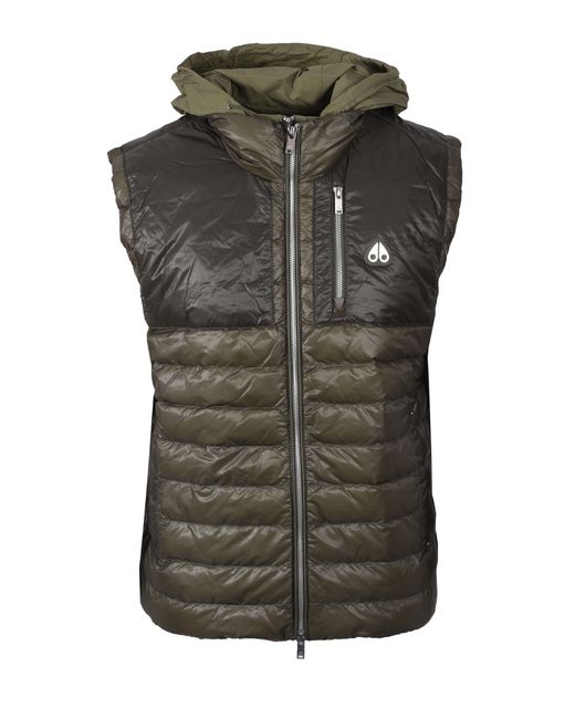 Moose Knuckles Green Cloud Walker Gilet Artichoke for men
