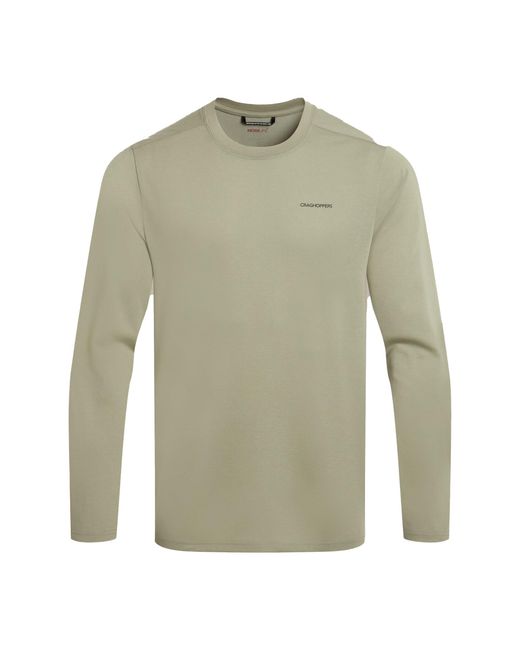 Craghoppers Green Abel Nosilife Long-Sleeved T-Shirt (Bayleaf) for men