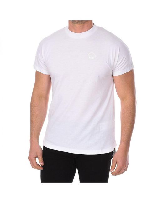 Napapijri White Short Sleeve Round Neck T-Shirt N0Yjae for men