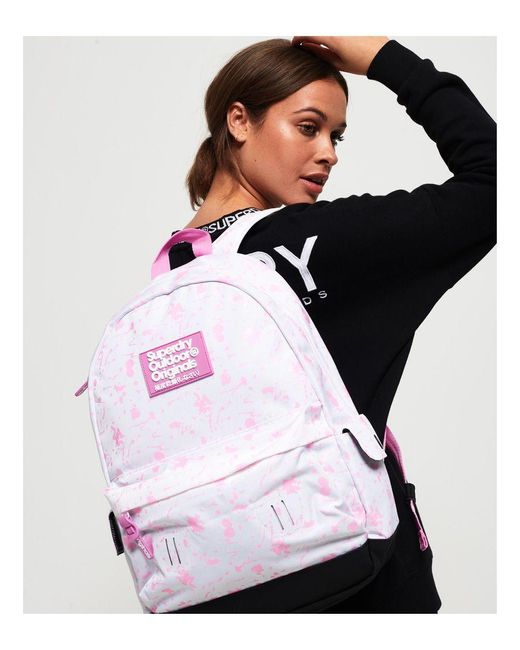 Superdry rose deals gold splatter backpack