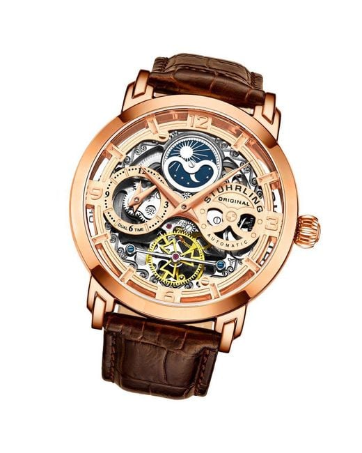 Stuhrling Pink Anatol Automatic 46Mm for men