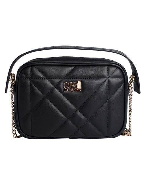 Roberto Cavalli Black Simonetta Cchb01522 Crossbody Bag