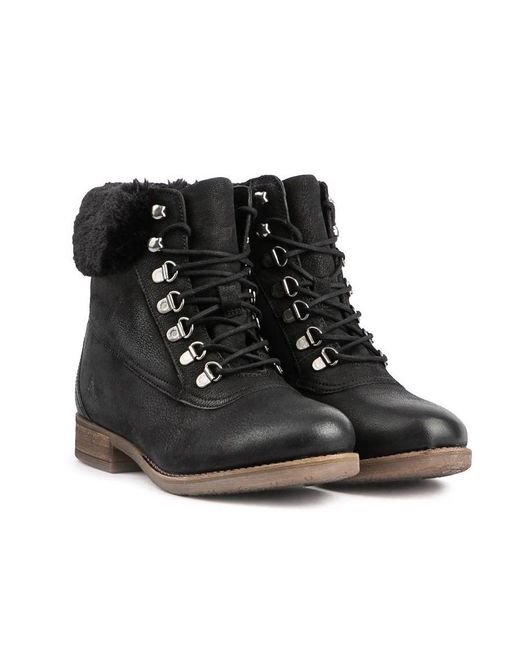 Hush Puppies Black Effie Memory Foam Boot