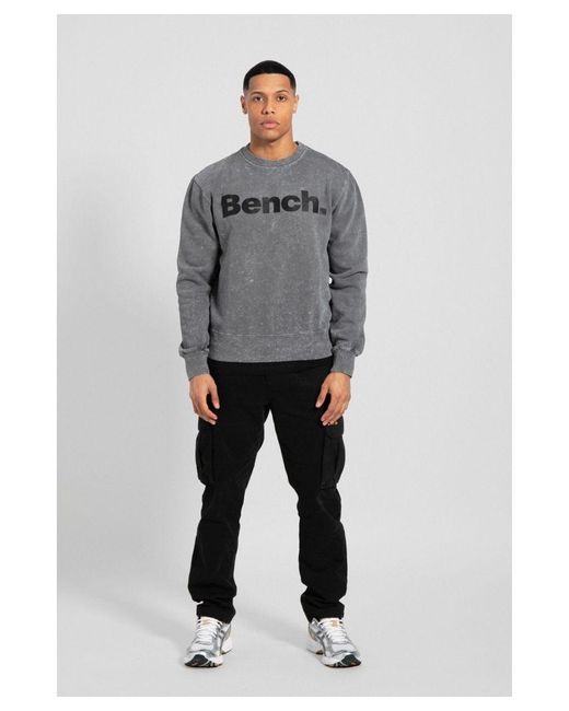 Bench Gray 'Stomp' Cew Neck Sweatshirt for men