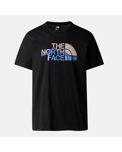 The North Face Black Mountain Line T-Shirt for men