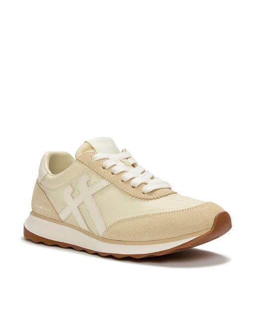 Fitflop Natural X Pantone Retro-Q Suede Rutabag Trainers