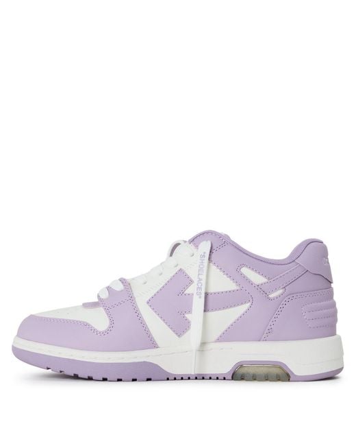 Off-White c/o Virgil Abloh Purple Off Out Of Office Low Top Trainers
