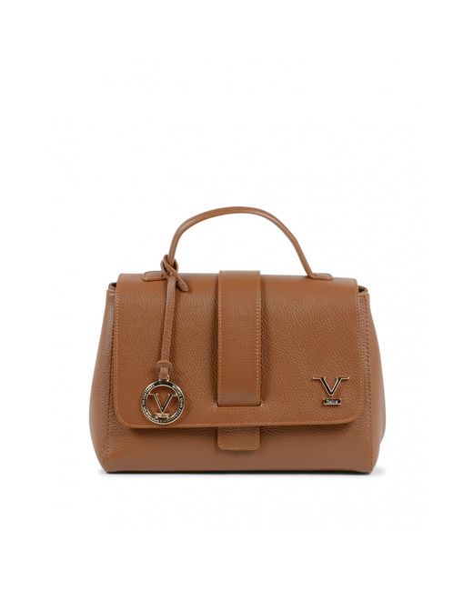 Versace 19.69 Abbigliamento Sportivo Brown 19V69 Handbag Bc10280 52 Dollaro Cuoio Leather