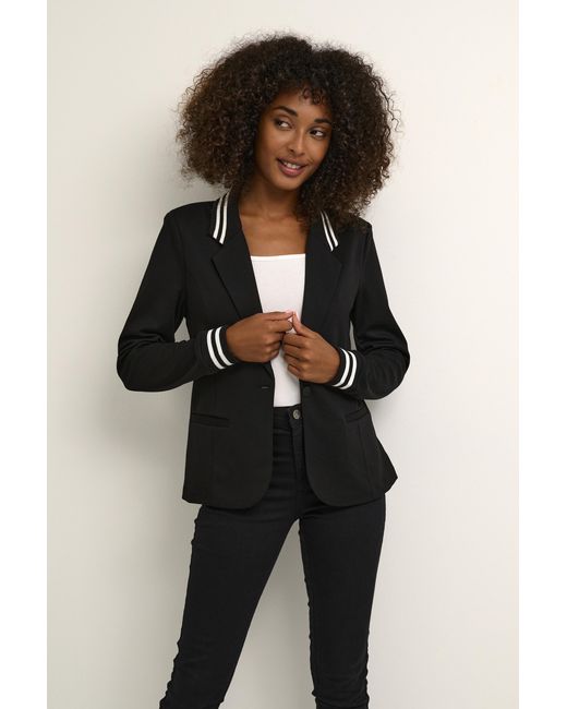 Kaffe Blazer Regular Fit in het Natural