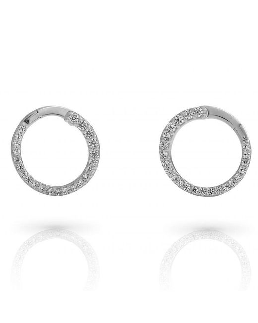 Orphelia Metallic 'Glamour' 925 Sterling Drop Earrings