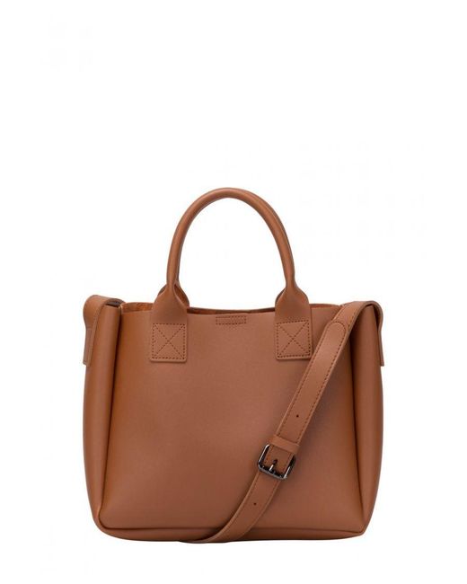 Claudia Canova Brown Megan Front Pocket Grab Bag
